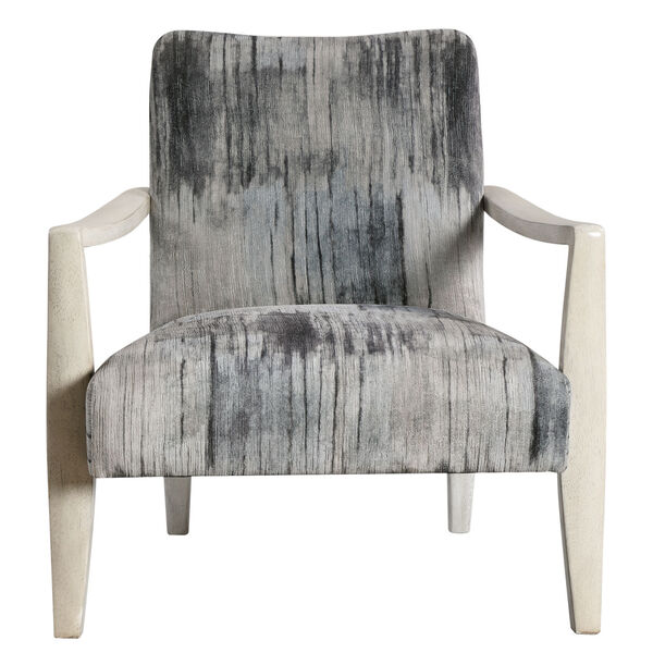 Watercolor Gray Accent Chair, image 3