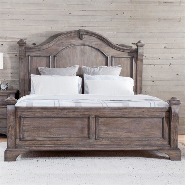 Heirloom Rustic Charcoal Rustic Charcoal King Poster Bed, image 2