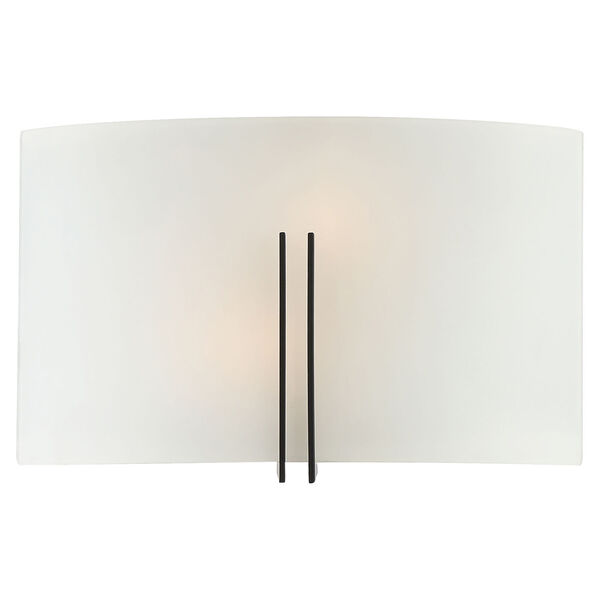 Prong Matte Black 12-Inch Two-Light Wall Sconce, image 2