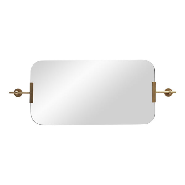 Madden Antique Brass Wall Mirror, image 3
