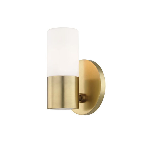 Lola Aged Brass LED Five-Inch Wall Sconce, image 1