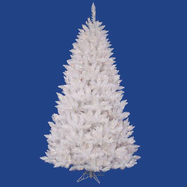 Crystal White Spruce 3.5 Ft. Artificial Tree with 110 Multi Colored LED Lights, image 1