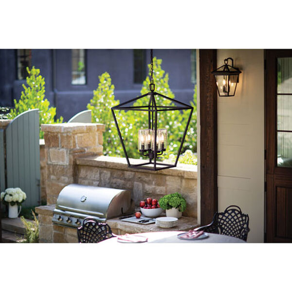 Alford Place Oil Rubbed Bronze Four-Light LED Outdoor Chandelier, image 3