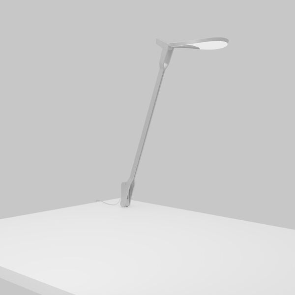 Splitty Silver LED Desk Lamp with Through Table Mount, image 2