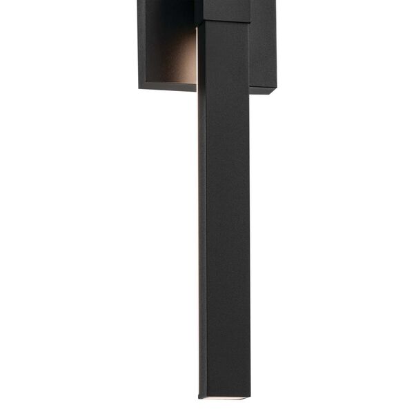 Nocar Textured Black LED Outdoor Wall Light, image 3