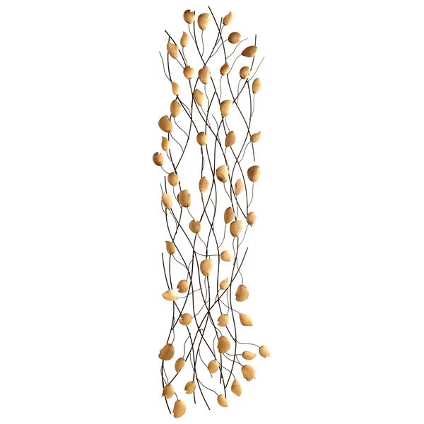 Gold Guilded Vine Wall Decor, image 1
