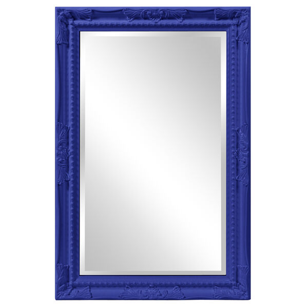 Queen Ann Mirror - Glossy Royal Blue, image 1