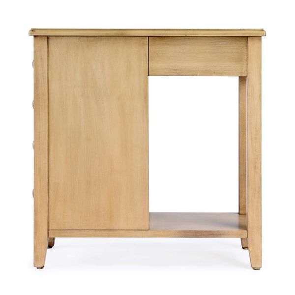 Kelton Antique Beige Four-Drawer Side Table, image 4