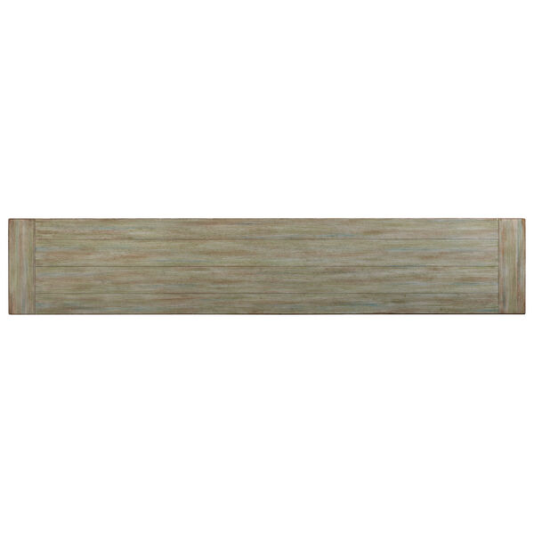 Ocean Breeze Greeen and Taupe River Oaks Console, image 3