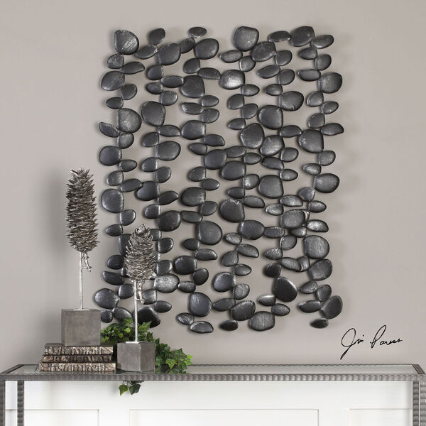 Skipping Stones Forged Iron Wall Art, image 1
