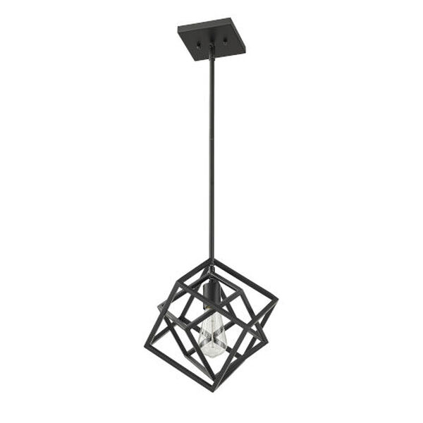 Euclid Matte Black One-Light Mini Pendant, image 5