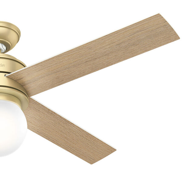Hepburn Modern Brass 52-Inch One-Light LED Adjustable Ceiling Fan, image 6