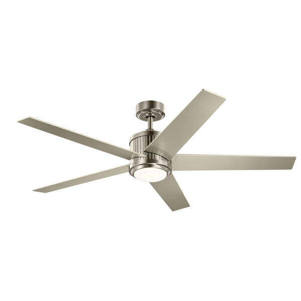 Brahm Brushed Stainless Steel 56-Inch Integrated LED Ceiling Fan, image 4