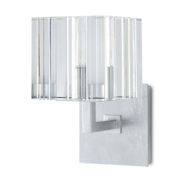 Valerio Silver One-Light Wall Sconce, image 2