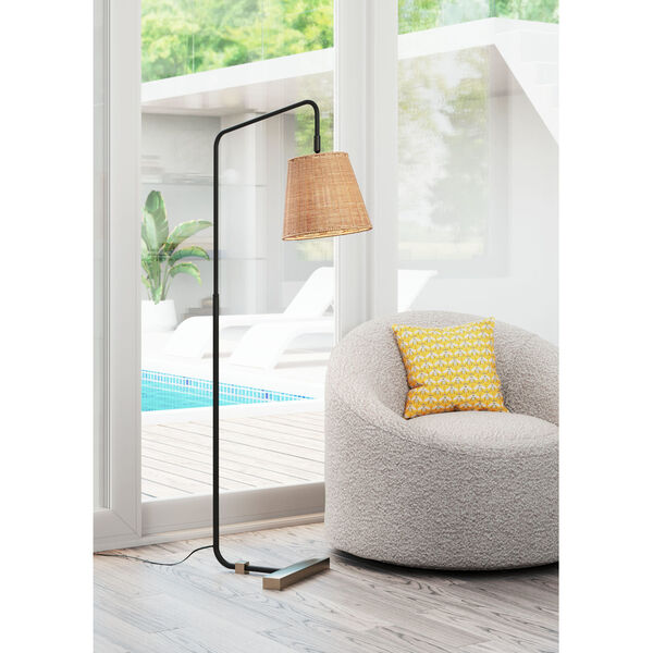 Malone Natural One-Light Floor Lamp, image 2