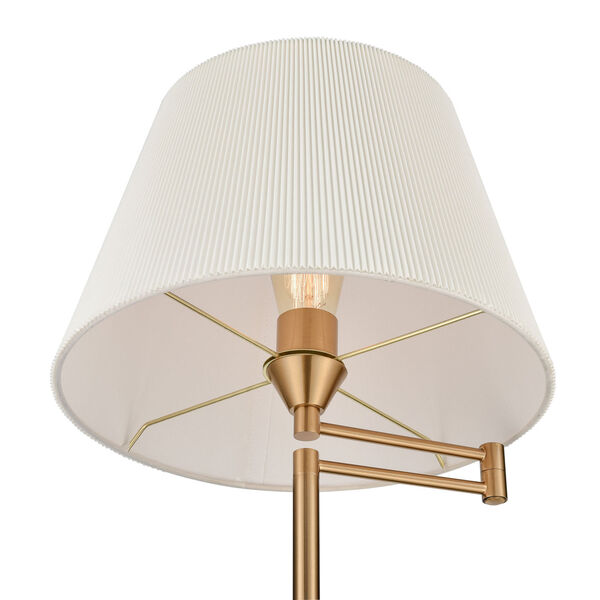 Scope Aged Brass One-Light Floor Lamp, image 4