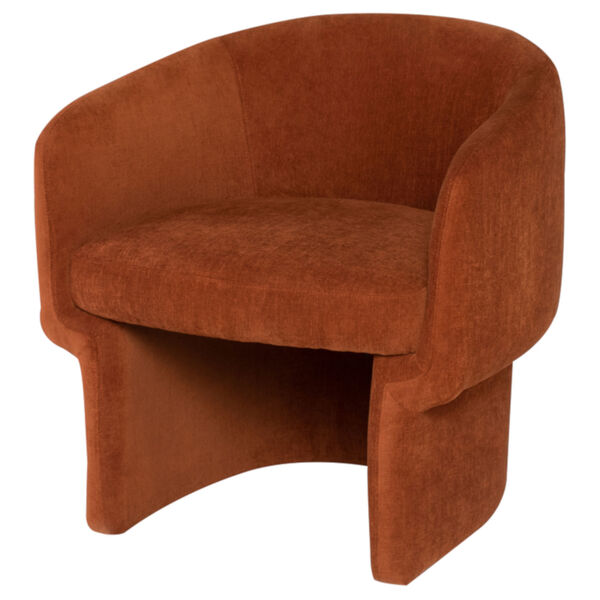 Clementine Terracotta Occasional Chair, image 1