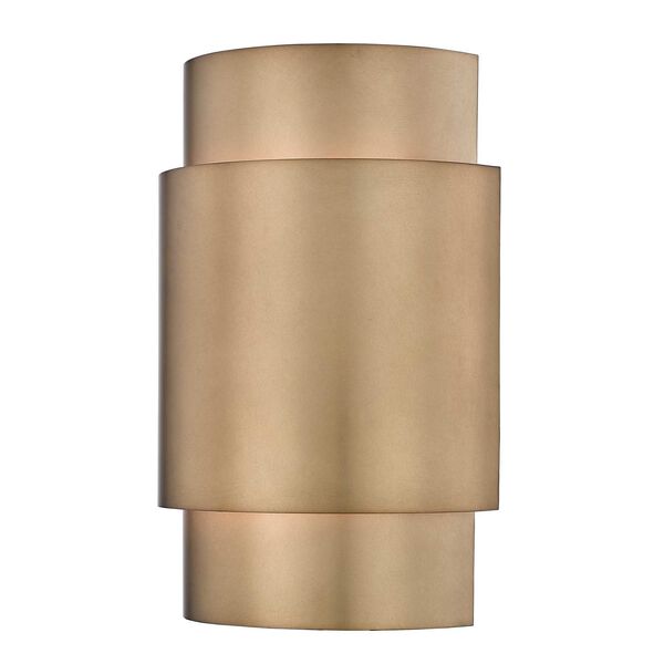 Harlech Two-Light Wall Sconce with Bronze Rubbed Brass Steel Shade, image 3