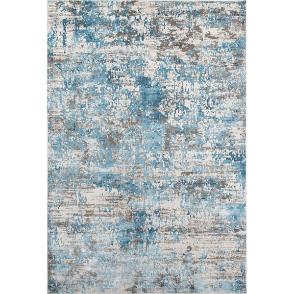 Juliet Abstract Blue Rectangular: 7 Ft. 6 In. x 9 Ft. 6 In. Rug, image 1