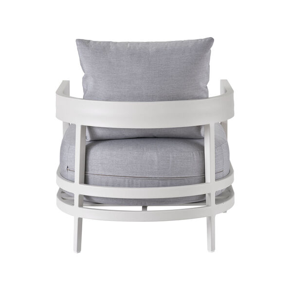 South Beach Chalk White Aluminum  Lounge Chair, image 3