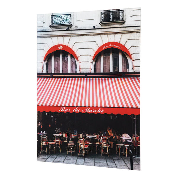 Parisian Bistro Multicolor Photo by Veronica Olson Printed on Tempered Glass, image 3