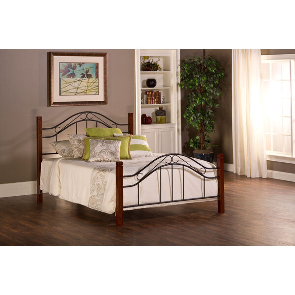 Matson Cherry Full Complete Bed With Rails, image 1