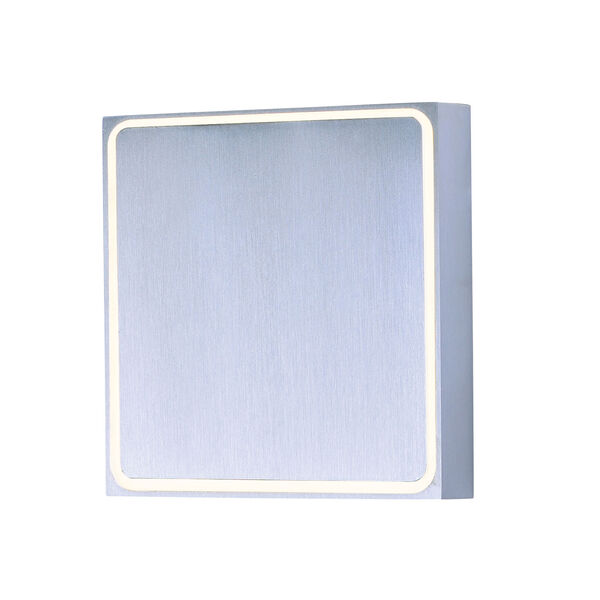 Alumilux AL Satin Aluminum Five-Inch LED Outdoor Wall Mount, image 1