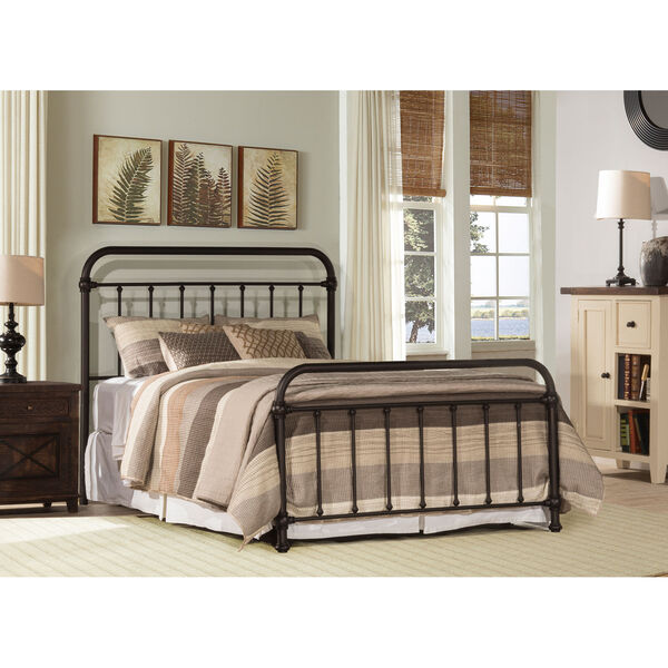 Kirkland King Bed Set with Bed Frame - Dark Brown, image 1