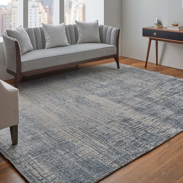 Eastfield Blue Ivory Gray Area Rug, image 4