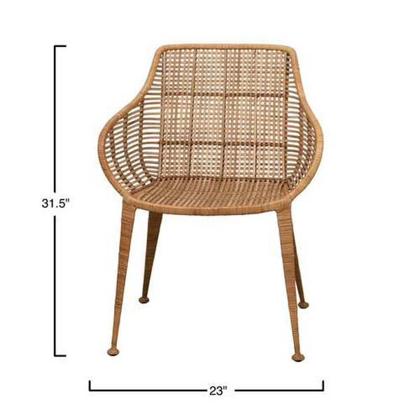 Natural Rattan Arm Chair, image 4