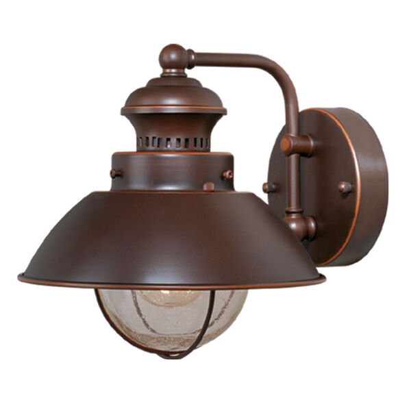 Harwich Burnished Bronze 8-Inch Outdoor Wall Light, image 1