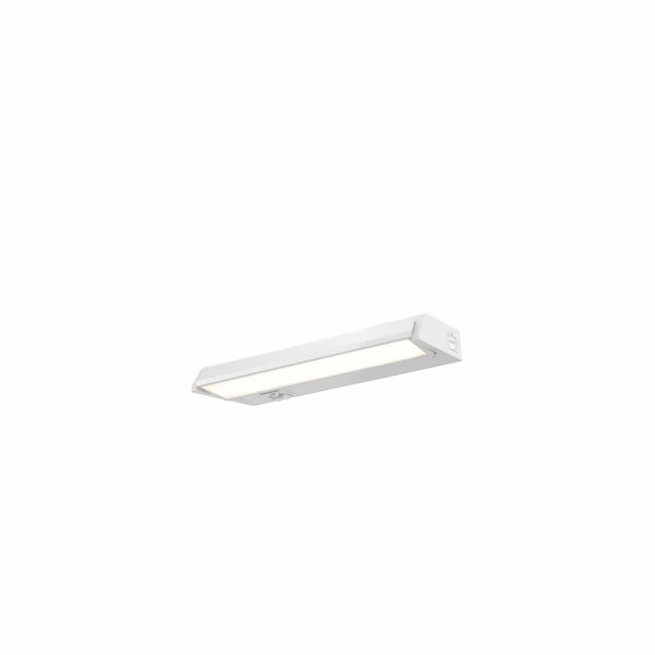 White 12-Inch CCT Hardwired Linear Under Cabinet Light, image 1