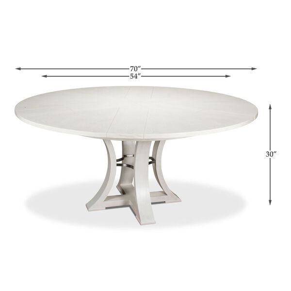 White Monument Jupe Dining Table, image 7