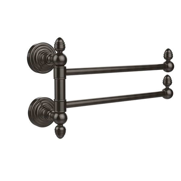Waverly Place Collection 2 Swing Arm Towel Rail, Oil Rubbed Bronze, image 1