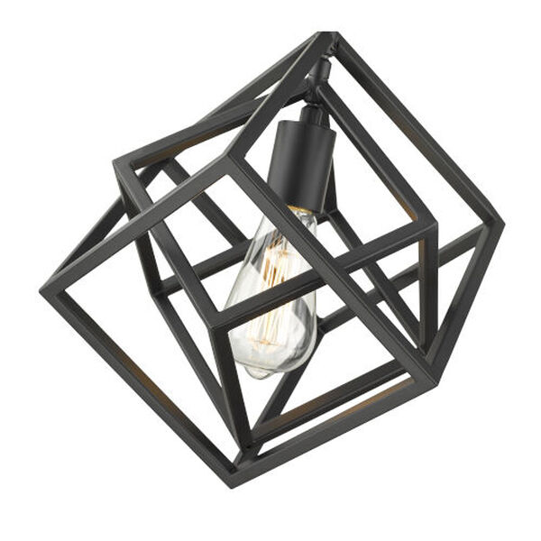 Euclid Matte Black One-Light Mini Pendant, image 4