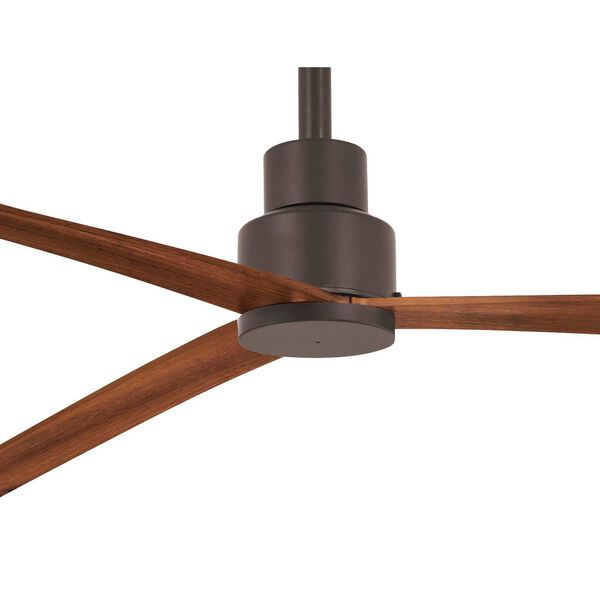 Simple Oil Rubbed Bronze 65-Inch Outdoor Ceiling Fan, image 3