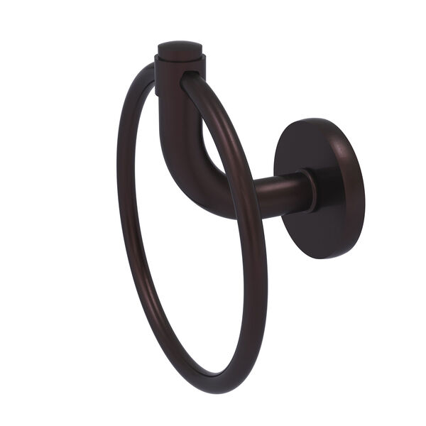 Remi Antique Bronze Six-Inch Towel Ring, image 1