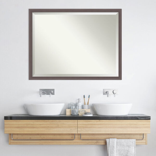Urban Pewter 43W X 33H-Inch Bathroom Vanity Wall Mirror, image 6