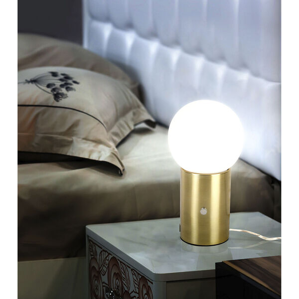Kai Brass Integrated LED Table Lamp, image 6