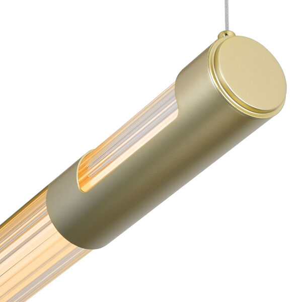 Neva Satin Gold LED Chandelier, image 6