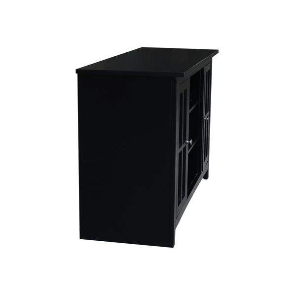 Black 48-Inch TV Stand with Two Door, image 5