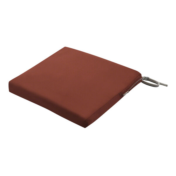Maple Spice 17 In. x 15 In. Rectangular Patio Seat Cushion, image 1