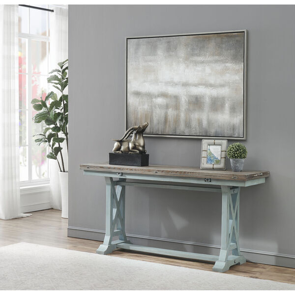 Bar Harbor Blue 64-Inch Console Table, image 4