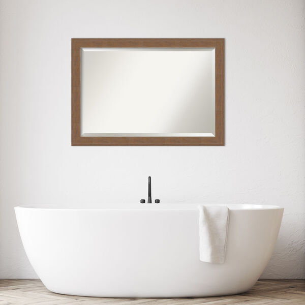 Alta Brown 41W X 29H-Inch Bathroom Vanity Wall Mirror, image 3