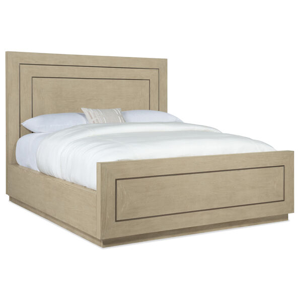 Cascade Taupe Panel Bed, image 1