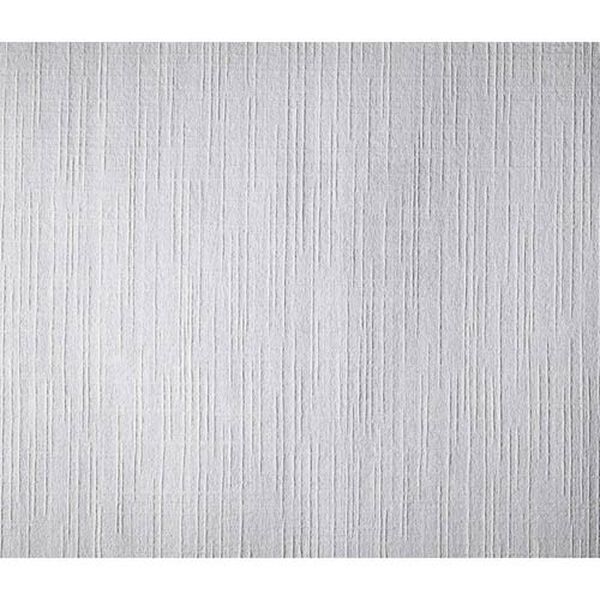 Inspired by Color White Coarse Weave Paintable Wallpaper: Sample Swatch Only, image 1