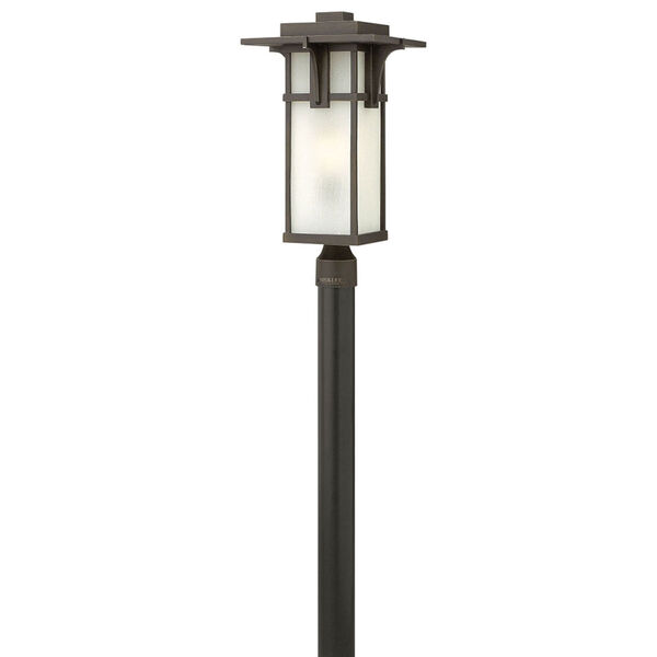Manhattan Oil Rubbed Bronze 21.5-Inch One-Light Outdoor Post Mount, image 6