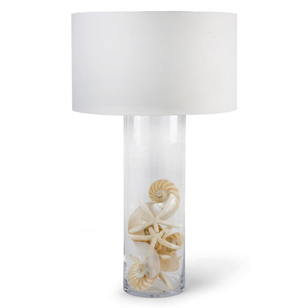 Polished Nickel One-Light Table Lamp, image 1