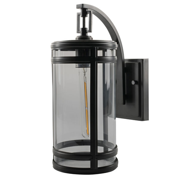 New Yorker Acid Dipped Black Six-Inch One-Light Outdoor Wall Mount, image 3