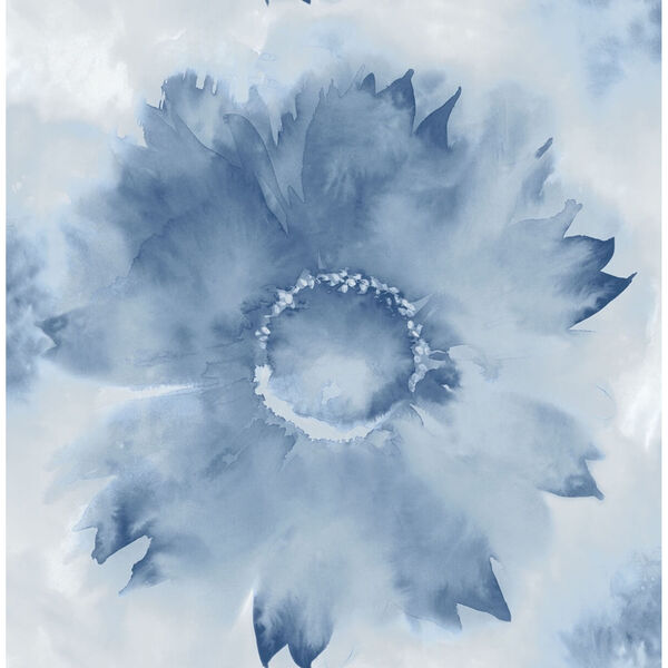 NextWall Watercolor Sunflower Peel and Stick Wallpaper, image 2